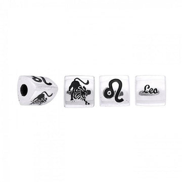 Triangle Leo Zodiac Silver Bead TBD101 - Jewelry